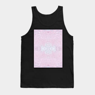 Whirly Swirls in Pink Pattern Tank Top